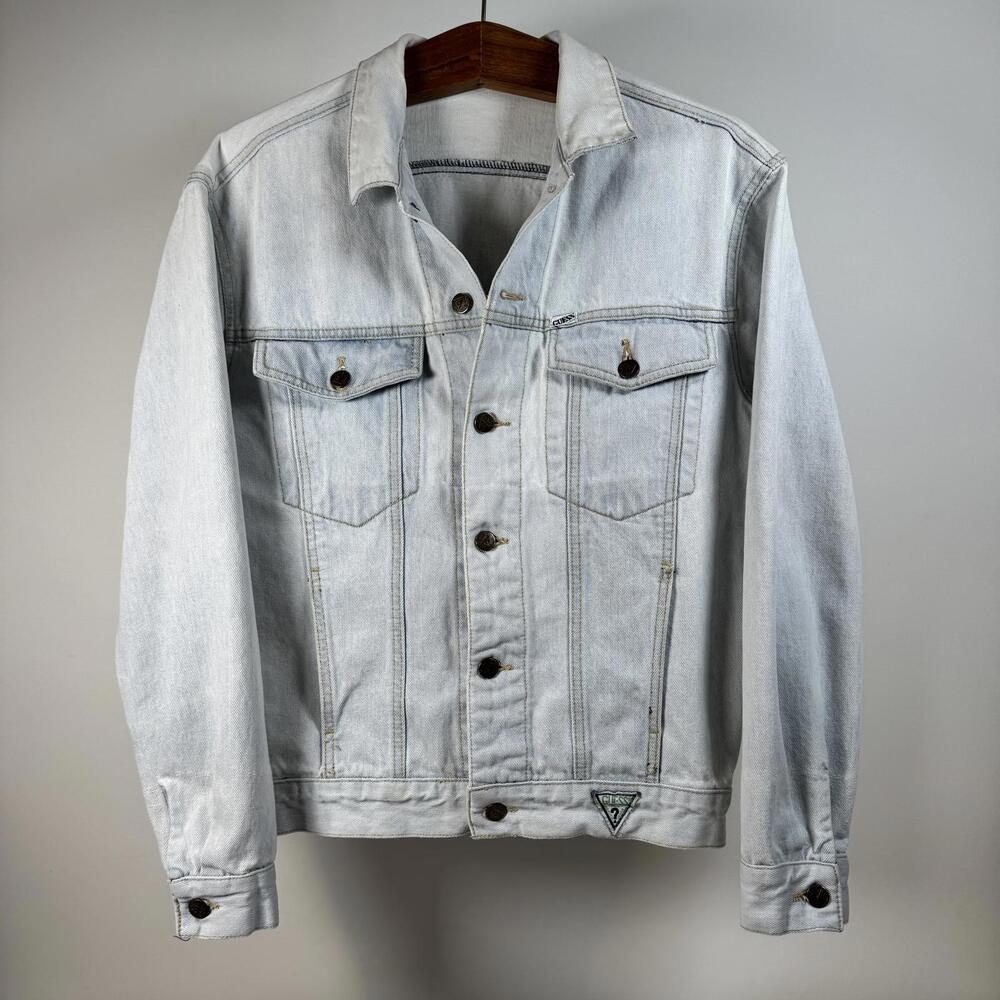 Vintage 90s Guess Georges Marciano Denim Jacket - Medium - Picture 5 of 6